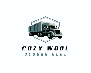 Logistics Trailer Truck logo design