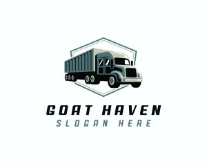 Logistics Trailer Truck logo design