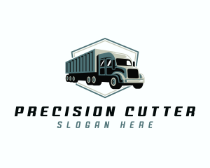 Logistics Trailer Truck logo design