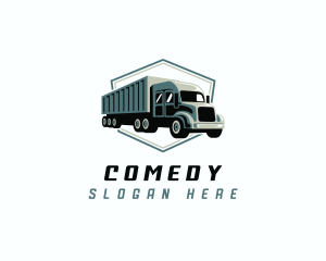 Cargo - Logistics Trailer Truck logo design