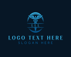 Wings - Caduceus Healthcare Wellness logo design