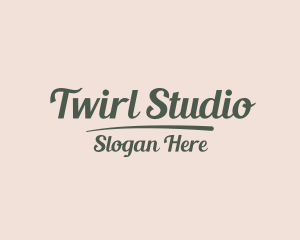 Calligraphy Studio Business logo design