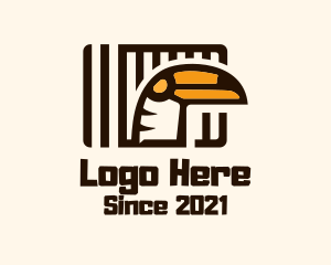 Wildlife Center - Toucan Bird Cage logo design