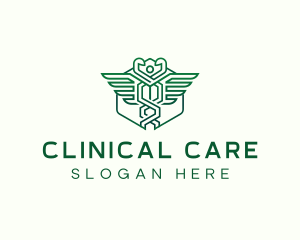 Caduceus Medical Health logo design