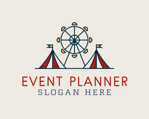 Indoor Playground - Twin Tent Amusement Park logo design