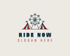 Tent Amusement Park logo design