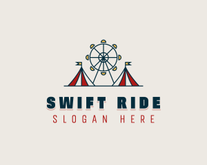 Tent Amusement Park logo design