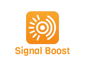 Orange Sun Signal logo design