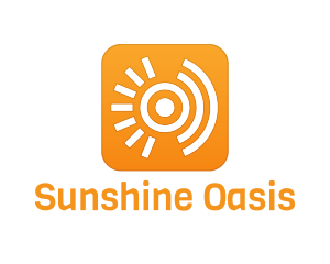Orange Sun Signal logo design