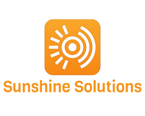 Orange Sun Signal logo design