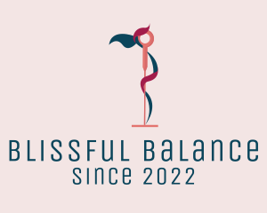 Selfcare - Flamingo Acupuncture Therapy logo design