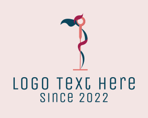 Acupuncture - Flamingo Acupuncture Therapy logo design