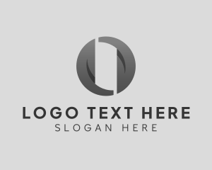 Grayscale - Modern Startup Letter O logo design