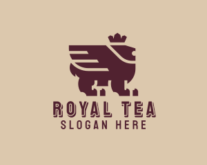 Medieval Royal Griffin logo design