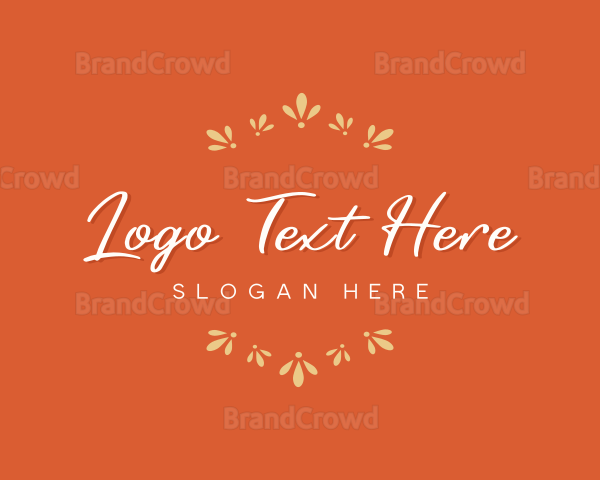 Elegant Floral Boutique Logo