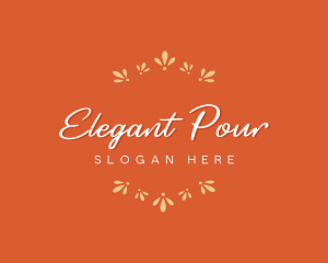 Elegant Floral Boutique logo design