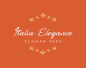 Elegant Floral Boutique logo design