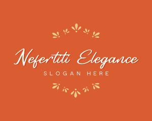 Elegant Floral Boutique logo design