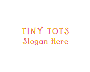 Babysitting - Cute Colorful Wordmark logo design