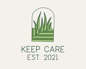 Field Lawn Care  logo design