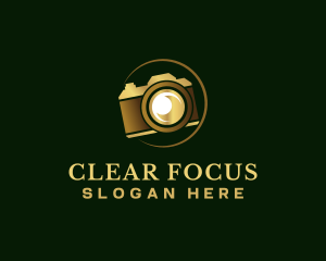 Focus - Premium Camera Photography logo design