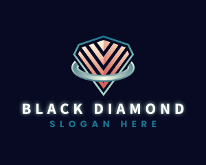 Diamond Jewelry Gem logo design