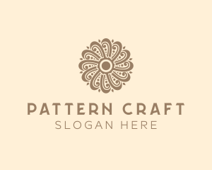 Flower Organic Pattern logo design