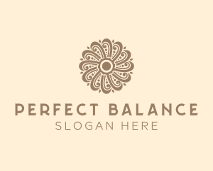 Symmetry - Flower Organic Pattern logo design