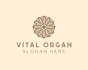 Flower Organic Pattern logo design