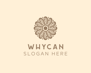 Symmetry - Flower Organic Pattern logo design