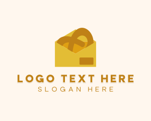 Yellow Pretzel Envelope Logo