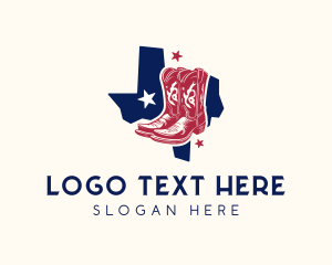 Boots - Cowboy Boots Fashion logo design
