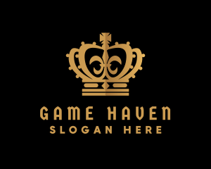 Golden Queen Crown Logo