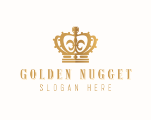 Golden Royal Crown logo design