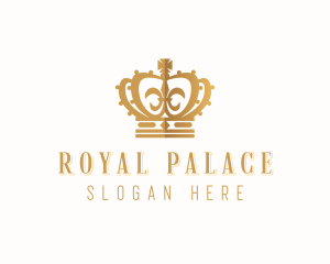 Golden Royal Crown logo design