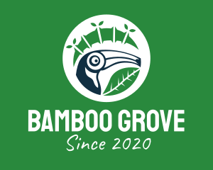 Bamboo - Toucan Bamboo Leaf logo design
