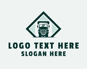 Distribution - Freight Trucking Company logo design