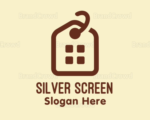 Brown House Sale Tag Logo