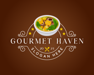 Filipino Gourmet Cuisine logo design