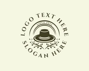 Hat - Eco Farm Gardening logo design