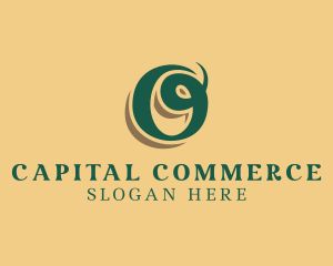 Business Commerce Script logo design