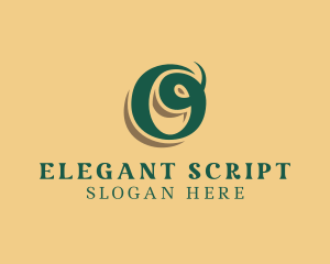 Business Commerce Script logo design