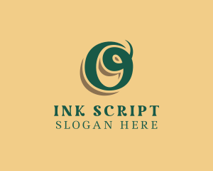 Business Commerce Script logo design