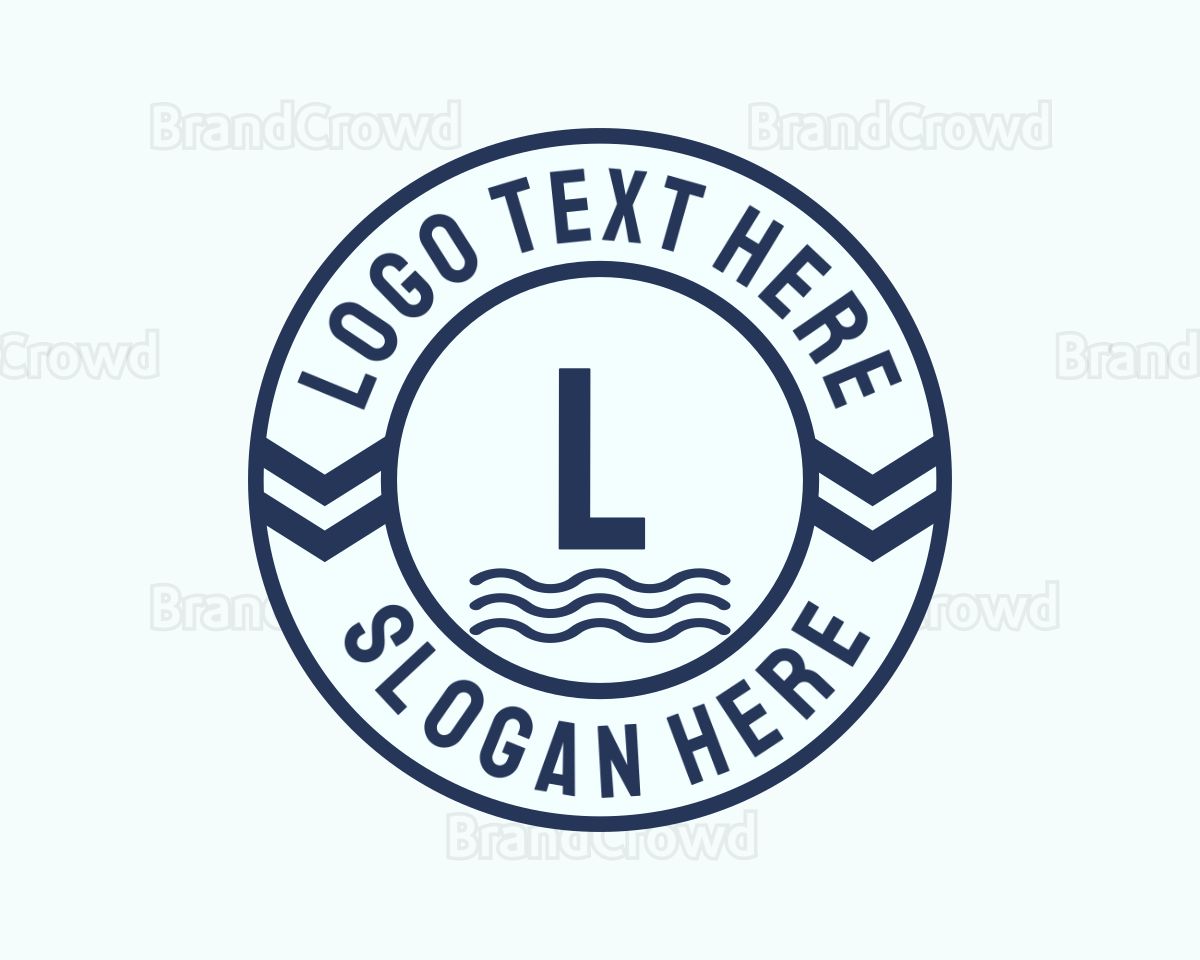 Marine Seal Letter Logo