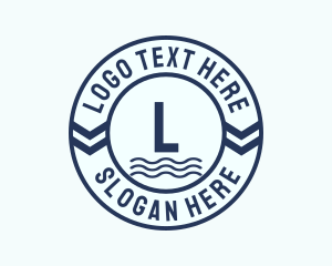 Marine - Marine Seal Letter logo design