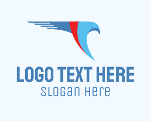 Navigation - Falcon Logistics Service logo design