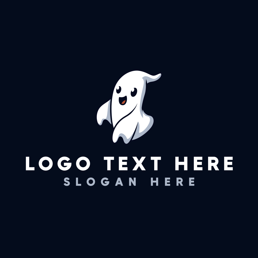 Spooky Ghost Halloween Logo | BrandCrowd Logo Maker