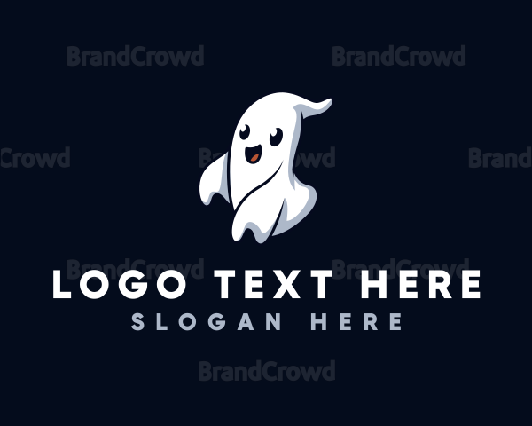 Spooky Ghost Halloween Logo | BrandCrowd Logo Maker