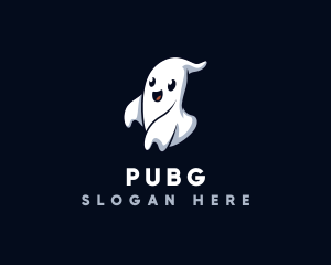 Spooky Ghost Halloween Logo