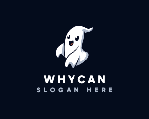 Spooky Ghost Halloween Logo